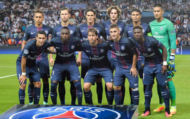 Câu lạc bộ bóng đá Paris Saint -Germain. Ảnh: Internet