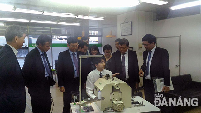 Đoàn công tác thành phố Đà Nẵng thăm Công ty Yamato Industrial Sewing Machine Manufacturing Co., Ltd. (Nhật Bản).