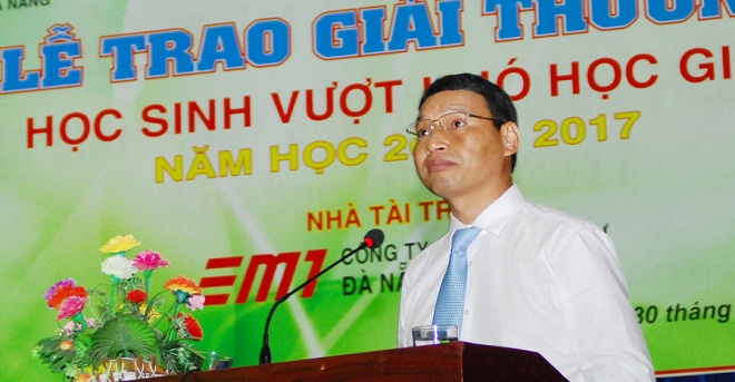 Vice Chairman Minh addressing the event