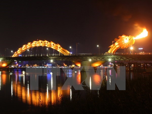 The Rong (Dragon) Bridge is one of Da Nang's tourist attractions