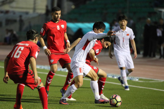 Afghanistan và đội tuyển Việt Nam từng hoà nhau 1-1 ở trận lượt đi vòng loại Asian Cup 2019
