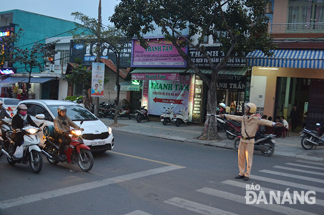 Tai nạn giao thông trên địa bàn quận Thanh Khê giảm cả 3 tiêu chí.