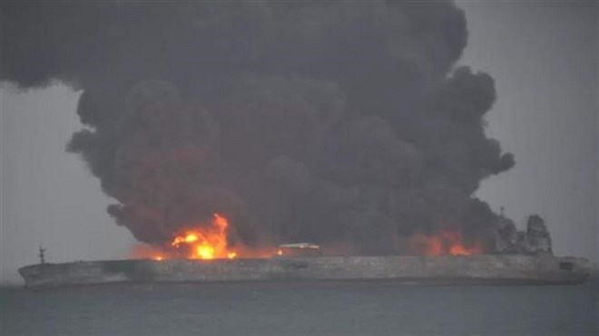 Iran xác nhận 30 người mất tích do va chạm tàu tại biển Hoa Đông