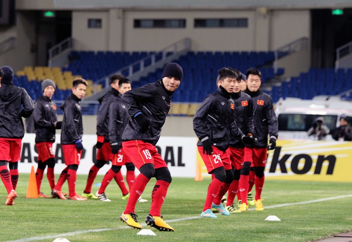 HLV Park Hang Seo yêu cầu được tập kín nhằm giúp các cầu thủ có sự tập trung tối đa.