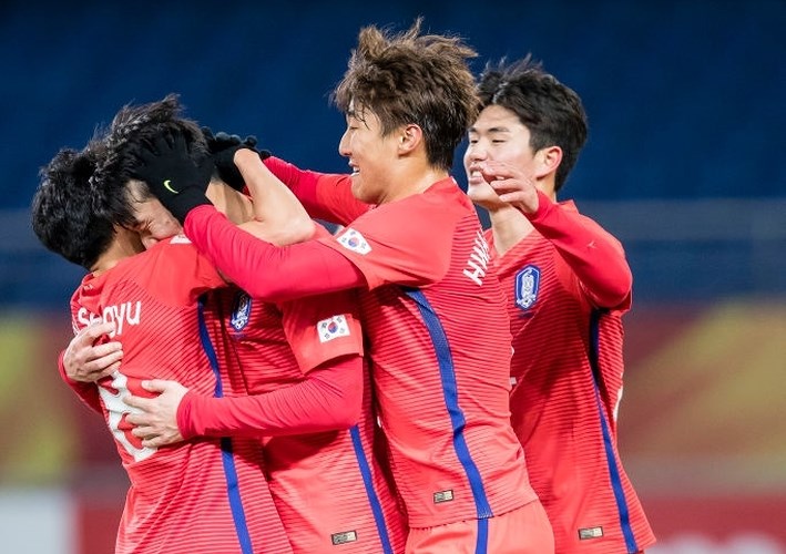 7. U23 Hàn Quốc nhất bảng D với 7 điểm.