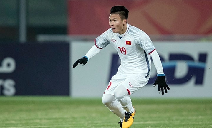 Nguyễn Quang Hải (sau trận đấu với U23 Hàn Quốc). 