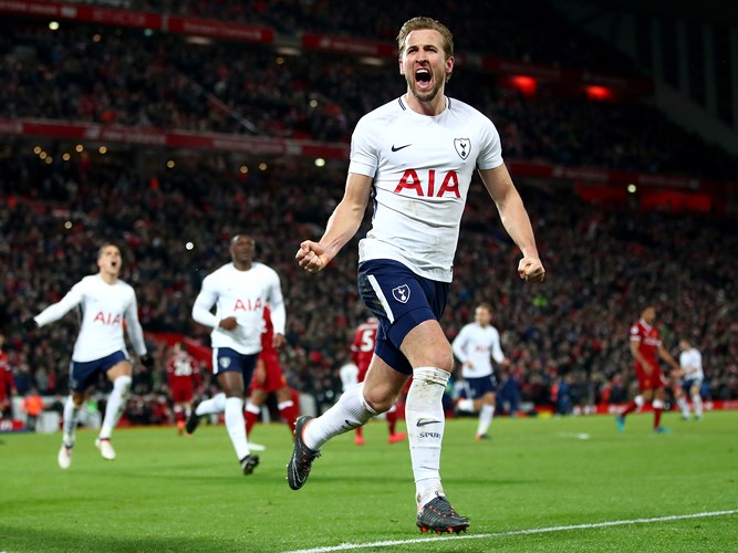 1. Harry Kane | Tottenham Hotspur | 22 bàn | 44 điểm