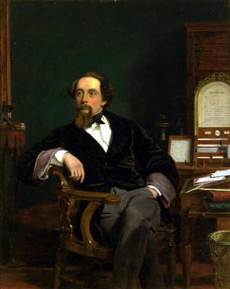 Charles Dickens-Tranh sơn dầu của Frith
