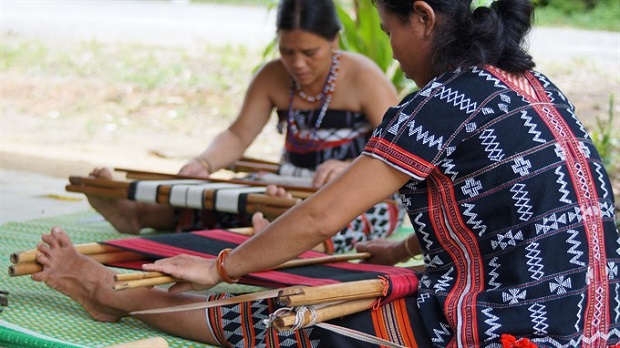 Looms: Brocade weaving is the most traditional craft of Cơ Tu people. VNS