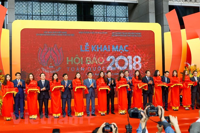 Hội báo toàn quốc 2018 tôn vinh những thành tựu của báo chí Việt Nam