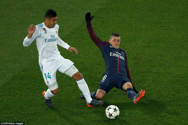 Casemiro là người ấn định chiến thắng 2-1 cho Real Madrid ở phút 80
