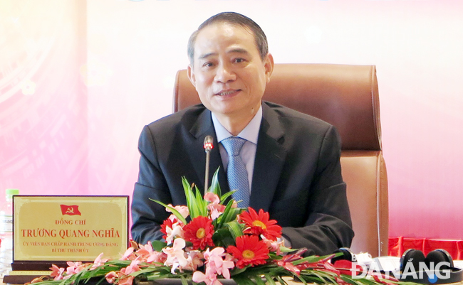  Bí thư Thành ủy Trương Quang Nghĩa chủ trì và phát biểu khai mạc tọa đàm