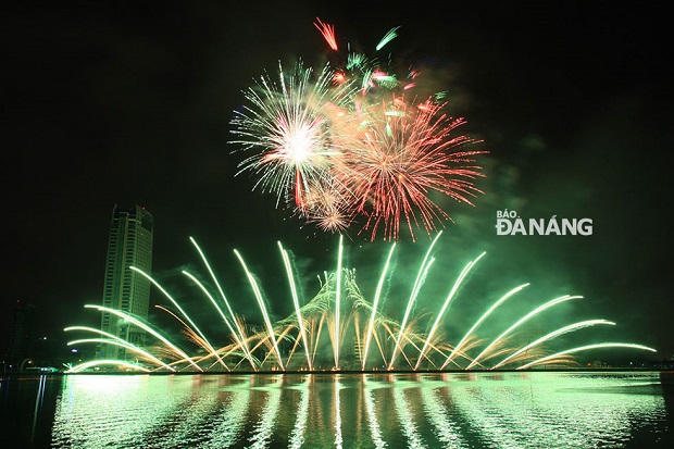  An impressive fireworks performance at last year’s event