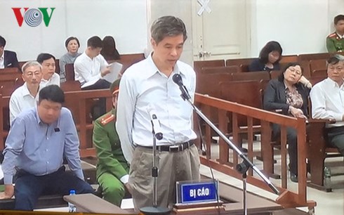 Bị cáo Vũ Khánh Trường tại tòa.