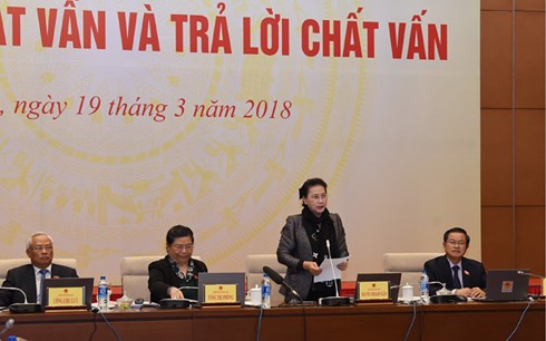 Chủ tịch Quốc Hội Nguyễn Thị Kim Ngân phát biểu tại kỳ họp