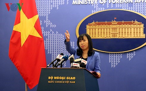 Người phát ngôn Bộ Ngoại giao Việt Nam Lê Thị Thu Hằng.