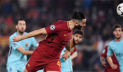 Thắng Barca 3-0, Roma ngược dòng vào bán kết Champions League