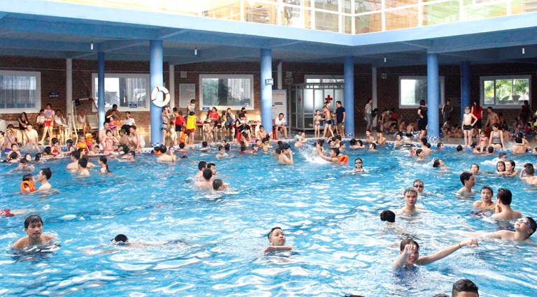 Các bể bơi ở trường học mở cửa từ ngày 6-6