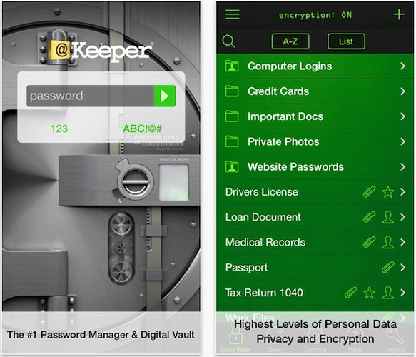 Ứng dụng quản lý mật khẩu Keeper dựa trên các giao thức bảo mật trình độ cao, đơn giản nhưng rất hiệu quả sử dụng.