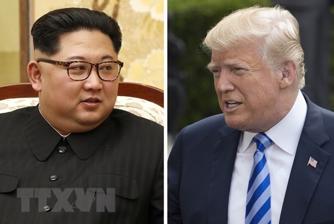 US President Donald Trump (right) and leader of the Democratic People’s Republic of Korea (DPRK) Kim Jong Un. (Photo: EPA/VNA)