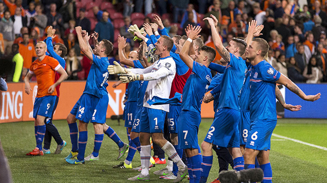 Từng tạo “địa chấn” tại Euro 2016 nhưng World Cup là một đấu trường hoàn toàn khác, với đội tuyển Iceland. Ảnh: RT