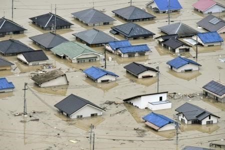 Số thương vong tiếp tục tăng trong đợt mưa lũ kỷ lục tại Nhật Bản