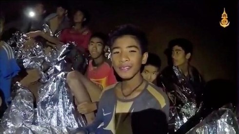 Các cầu thủ cuối cùng được giải cứu khỏi hang Tham Luang. (Ảnh: Reuters)