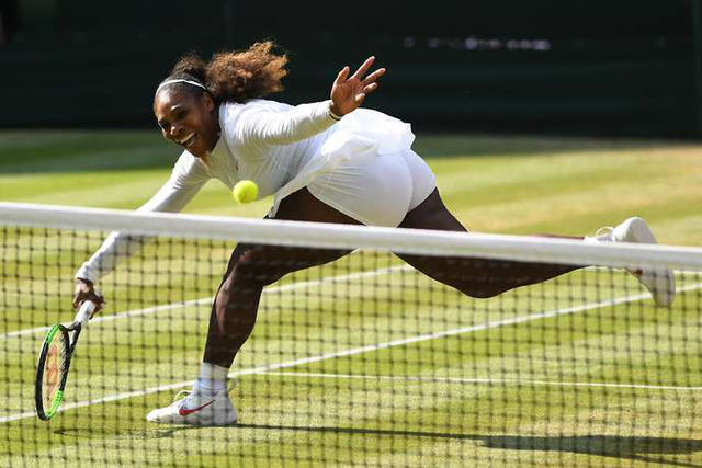 Serena Williams thi đấu đầy nỗ lực nhưng chưa thể có phong độ cao