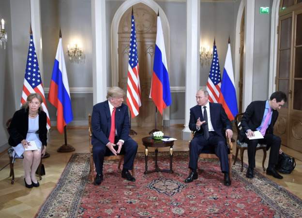 Tổng thống Mỹ Donald Trump và Tổng thống Nga Vladimir Putin (Ảnh: EPA)