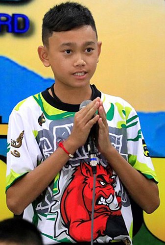 Cầu thủ Nattawut Thakamsong, 14 tuổi. Ảnh: Dailymail.