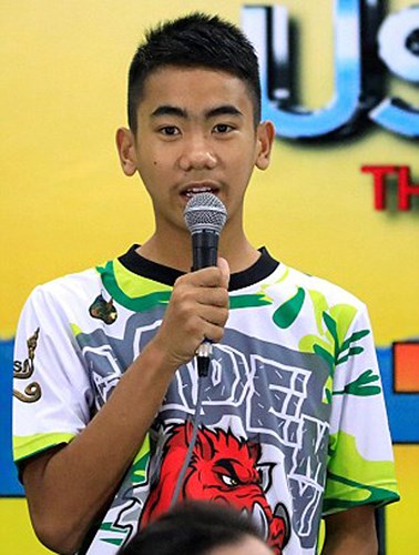 Cầu thủ Prajak Sutham, 14 tuổi. Ảnh: Dailymail.
