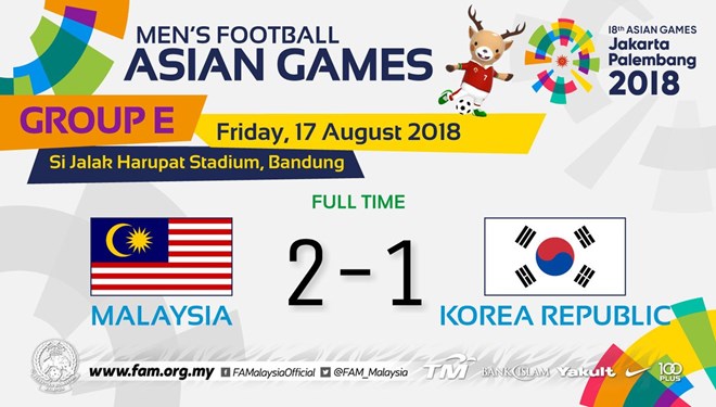 Địa chấn tại ASIAD: Malaysia đánh bại Hàn Quốc của Son Heung-min