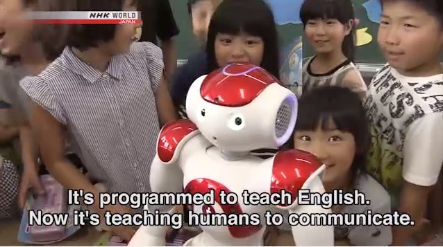 Nhật Bản chuẩn bị dùng robot để dạy tiếng Anh ở 500 trường học