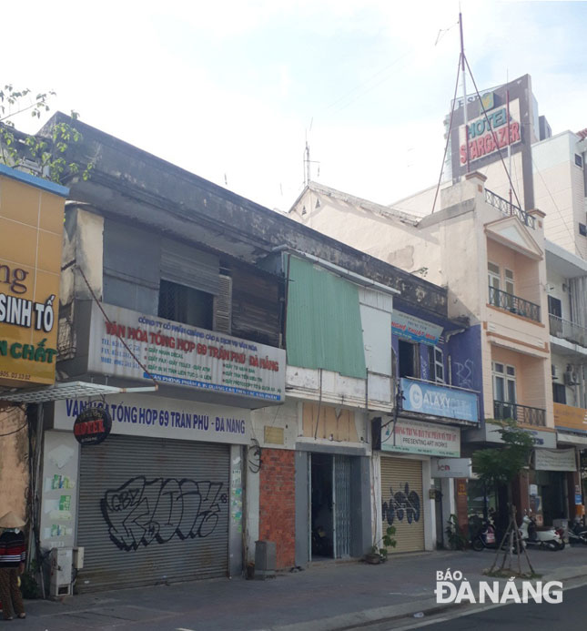 Nhiều khu nhà tập thể trên đường Trần Phú được phân kỳ thực hiện giải tỏa vào năm 2019.