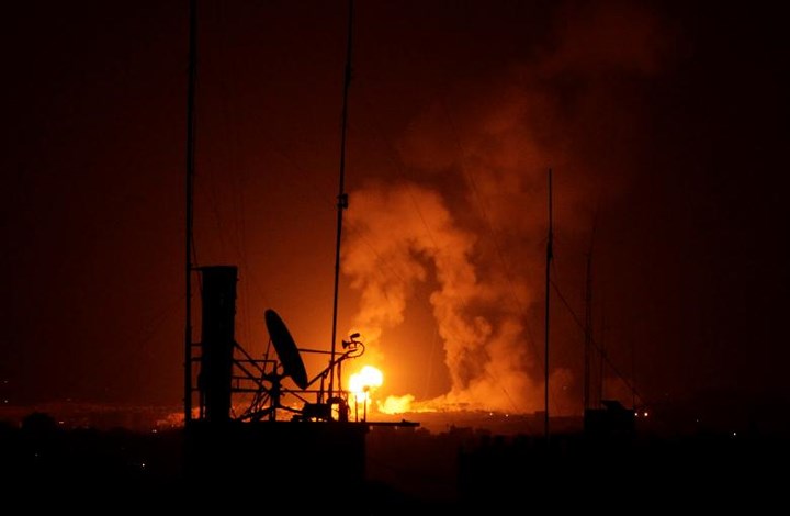 Các cuộc không kích của Israel nhằm đáp trả loạt rocket của Hamas bắn vào miền Nam nước này trong đêm mùng 8 rạng sáng 9/8.