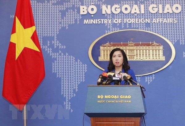 Spokeswoman of the Ministry of Foreign Affairs Le Thi Thu Hang 