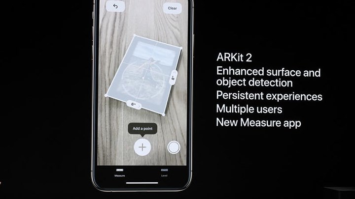   Đúng như mong đợi của người dùng, iPhone XS được tăng cường thực tế ảo (AR).