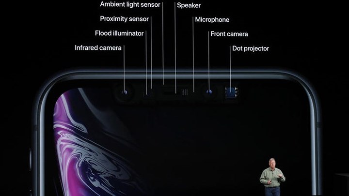 iPhone XR hỗ trợ FaceID và có cùng hệ thống camera True-Depth như iPhone XS.