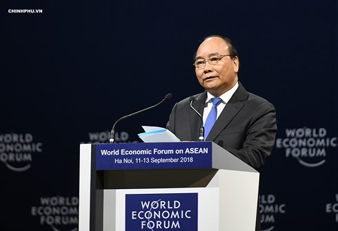 Thủ tướng Chính phủ Nguyễn Xuân Phúc phát biểu tại Hội nghị. (Ảnh: VGP)