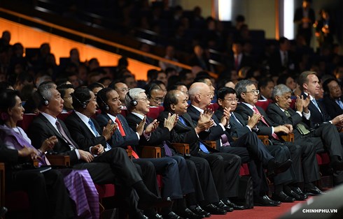 Các đại biểu tham dự Hội nghị WEF ASEAN 2018. (Ảnh: VGP)