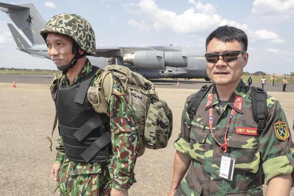 Lực lượng này của Việt Nam sẽ thay thế đội ngũ y tế của Vương quốc Anh tại cơ sở của Liên hợp quốc ở Bentiu. (Ảnh: TTXVN phát)