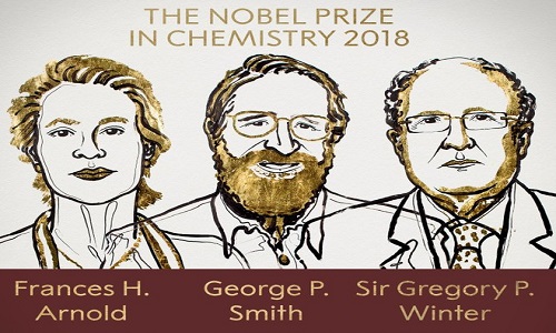 Chân dung ba nhà khoa học đoạt giải Nobel Hóa học năm nay. Ảnh: Nobel Prize.