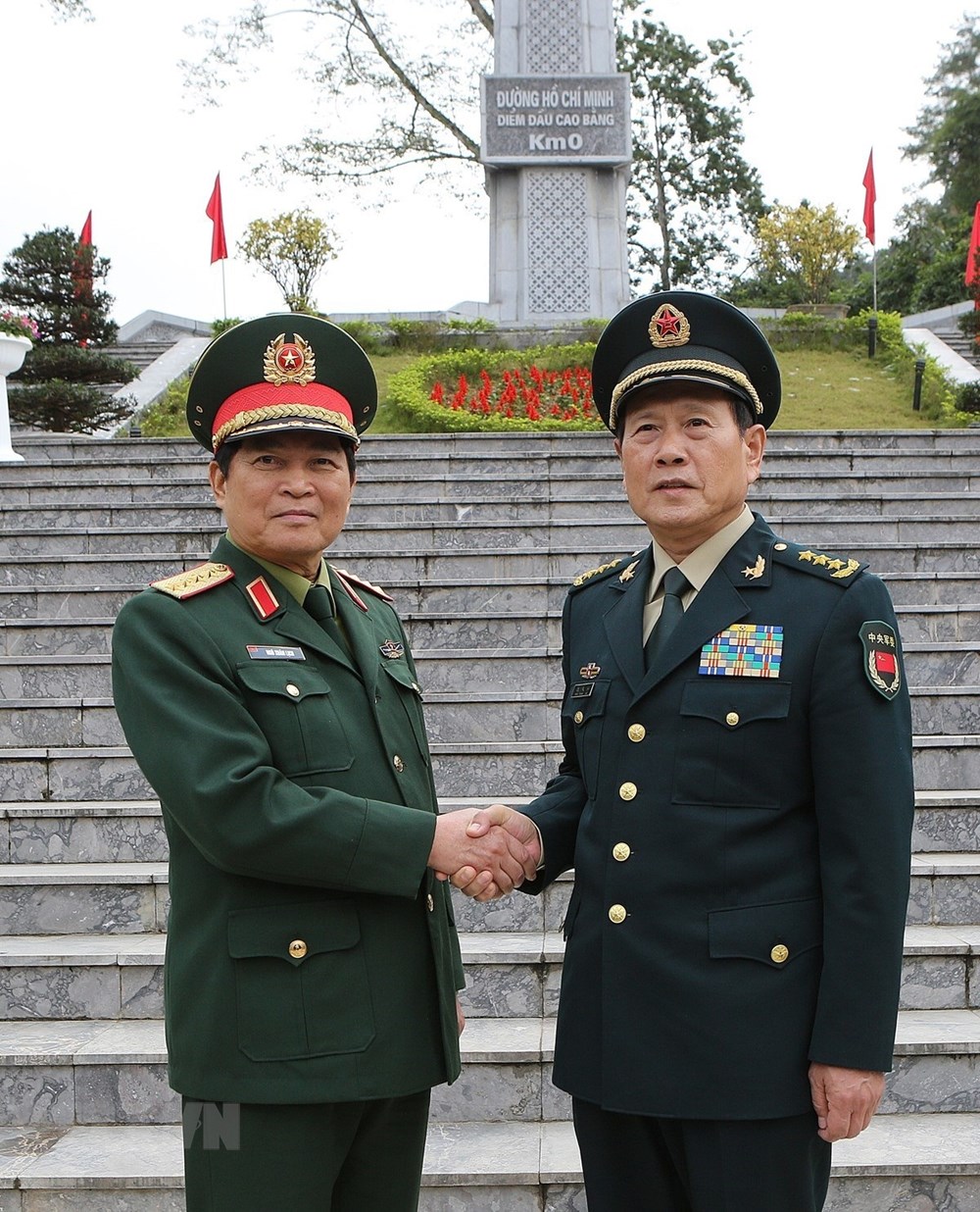 Đây là hoạt động nằm trong chương trình Giao lưu Hữu nghị quốc phòng biên giới Việt Nam-Trung Quốc lần thứ 5. (Ảnh: Dương Giang/TTXVN)