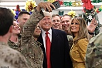 Hình ảnh Tổng thống Trump và Phu nhân bất ngờ thăm lính Mỹ ở Iraq