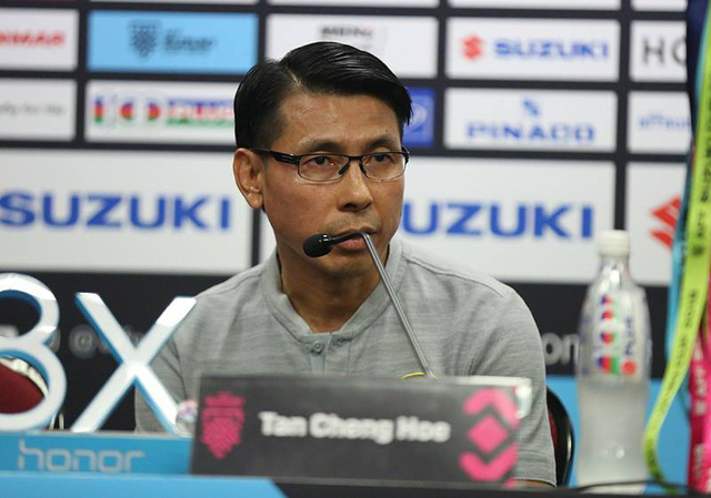 HLV Tan Cheng Hoe tiết lộ chiến thuật ở trận đấu với ĐT Việt Nam
