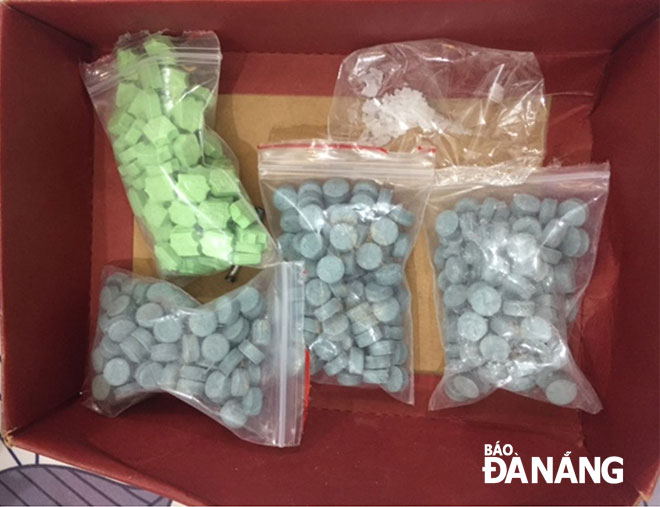 Số ma túy vận chuyển từ thành phố Hồ Chí Minh ra được thu giữ trong một chuyên án lớn về ma túy được triệt phá vào giữa năm 2018.