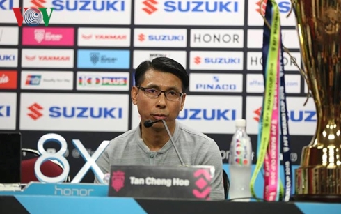 HLV Tan Cheng Hoe tuyên bố Malaysia sẽ chơi tấn công trước ĐT Việt Nam.