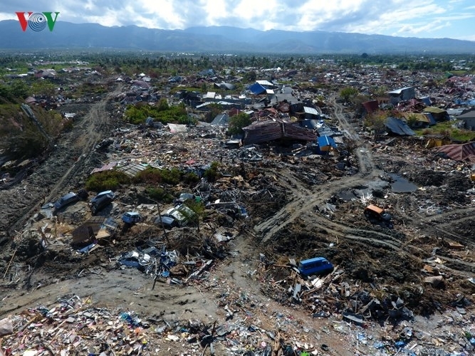 Thảm họa động đất, sóng thần ở Indonesia đã khiến đất ở đây