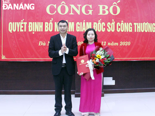 Bà Lê Thị Kim Phương được bổ nhiệm giữ chức Giám đốc Sở Công thương