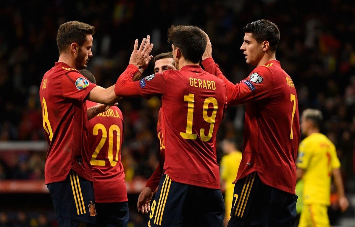 Tây Ban Nha hướng đến chiến thắng đầu tại EURO 2020. (Nguồn: Getty Images)